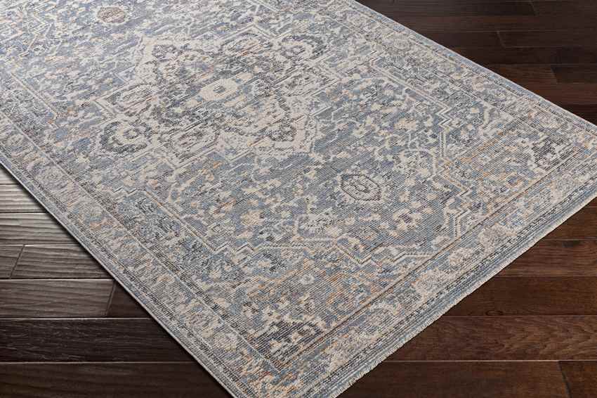Jay Traditional Dark Teal Area Rug