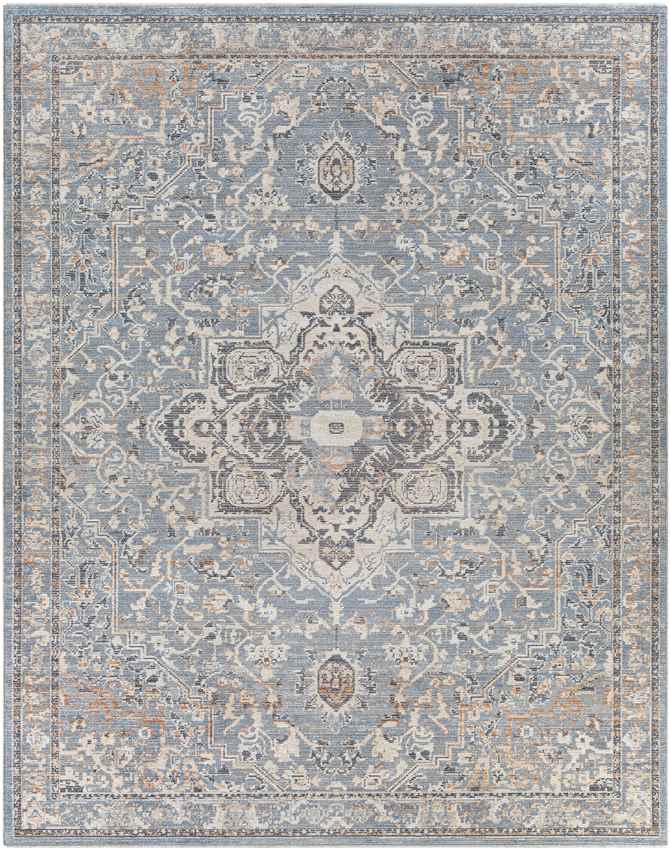 Jay Traditional Dark Teal Area Rug
