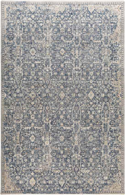 Blackford Traditional Navy Area Rug