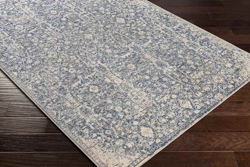 Blackford Traditional Navy Area Rug