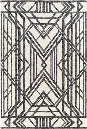 Tinley Park Modern Black Area Rug