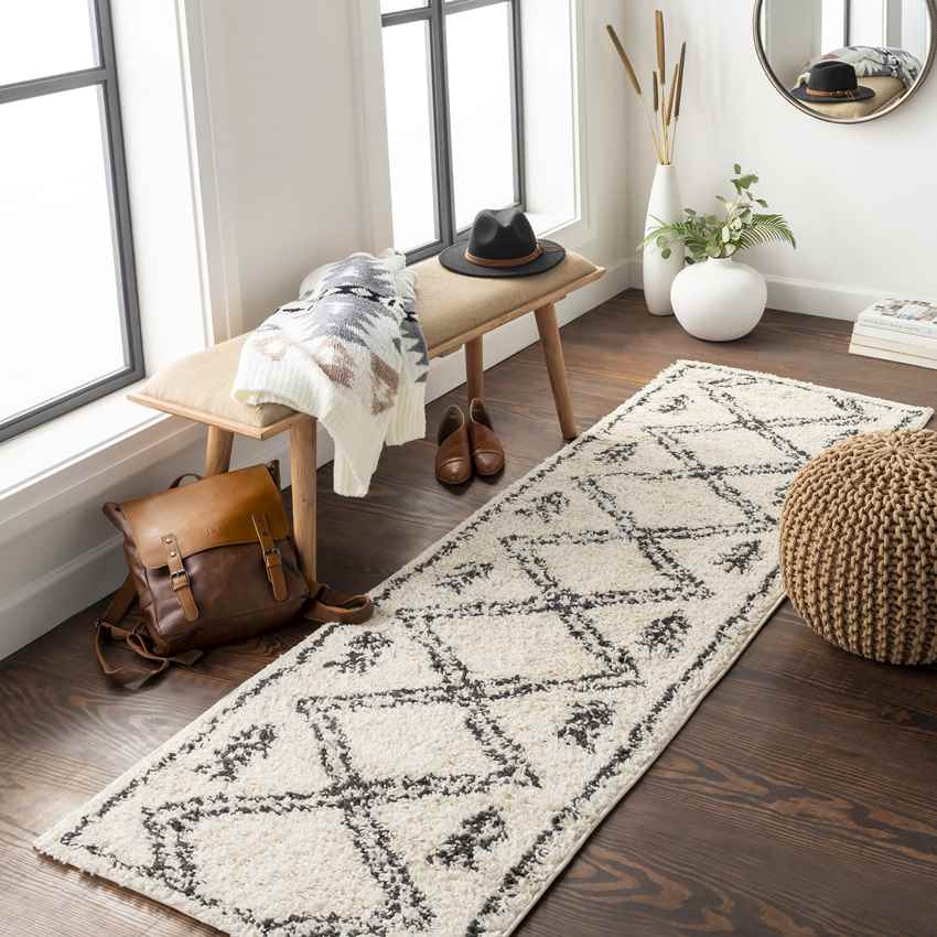 East Peoria Global Cream Area Rug