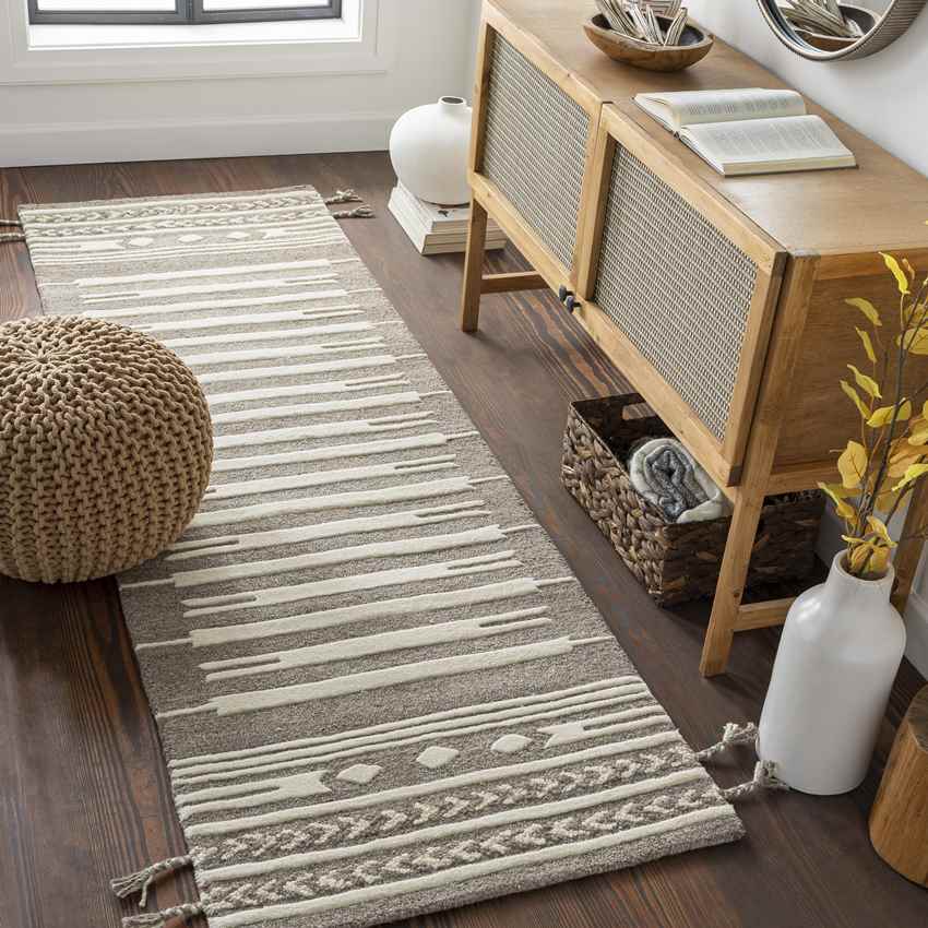 Ogden Dunes Global Taupe Area Rug