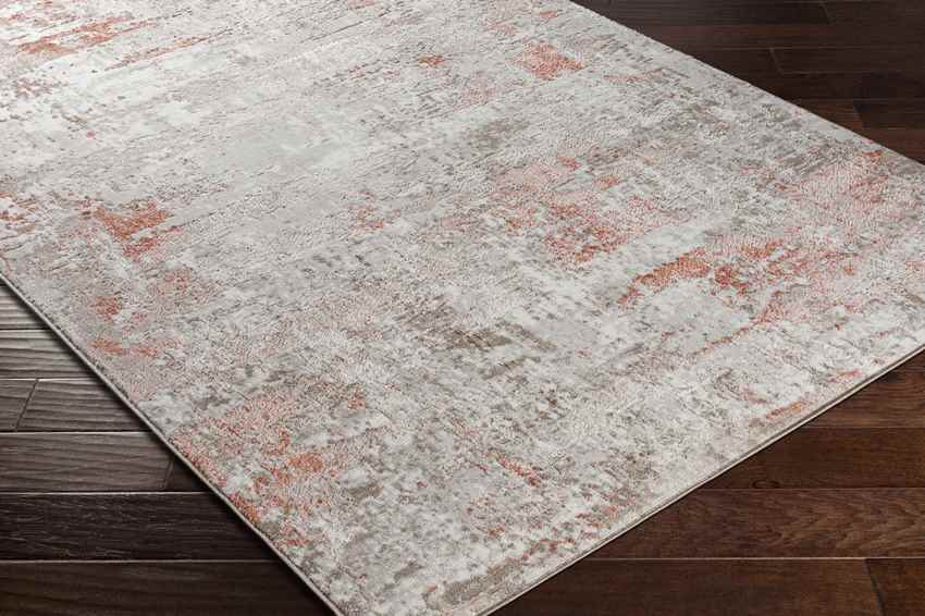 Jasmine Modern Coral Area Rug