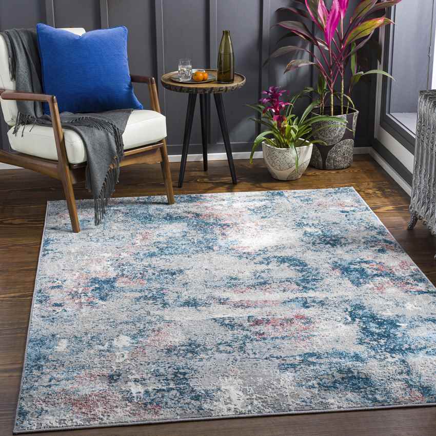Jasmine Modern Blue Area Rug