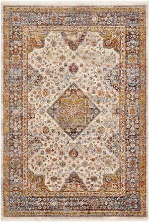 Wonder Lake Traditional Burnt Orange Area Rug