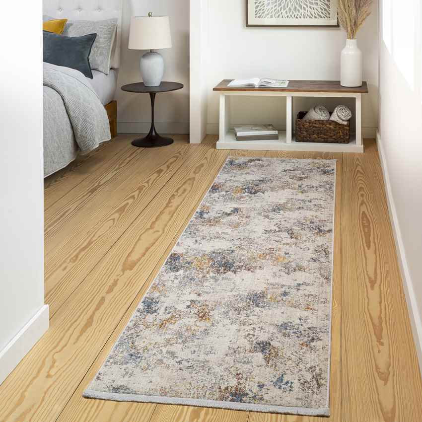 Wood Dale Modern Beige Area Rug