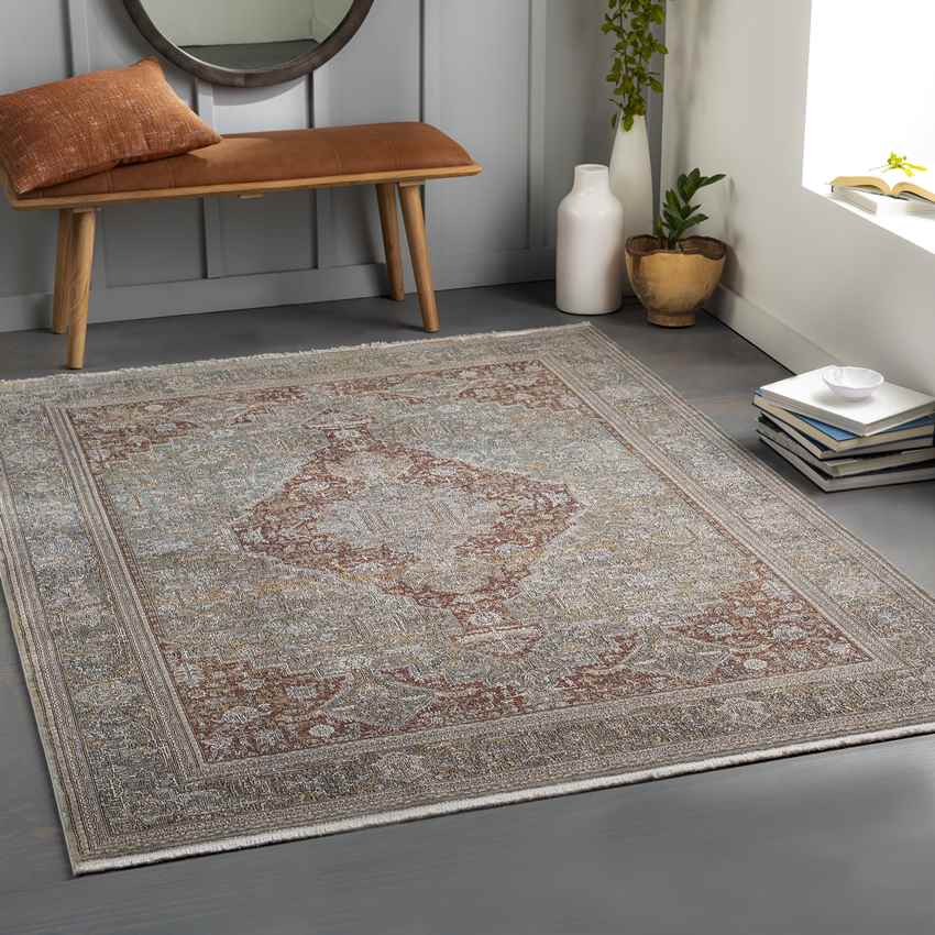 Poseyville Traditional Coffee Area Rug