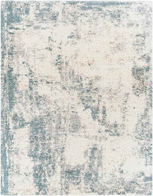 Lake Barrington Modern Aqua Area Rug