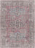 Merom Traditional Pastel Pink Washable Area Rug