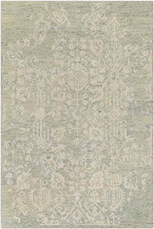 Oldenburg Traditional Light Green Area Rug