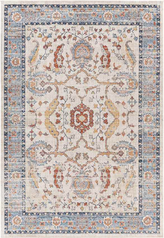 Alta Traditional Burnt Orange Area Rug