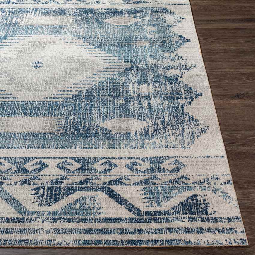 Buffalo Grove Global Dark Blue Area Rug