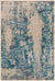 Trail Creek Modern Teal Washable Area Rug