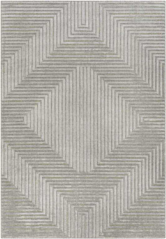 Knightsville Modern Medium Gray Area Rug
