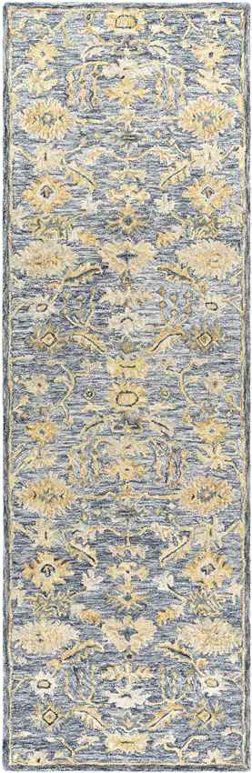 Hobart Traditional Dark Blue Area Rug
