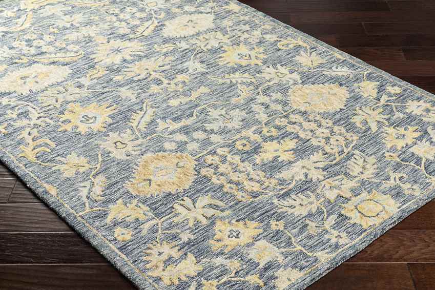 Hobart Traditional Dark Blue Area Rug
