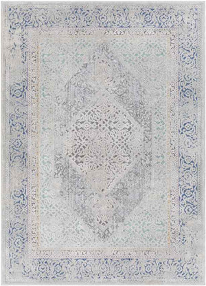 Modoc Traditional Pale Blue Area Rug
