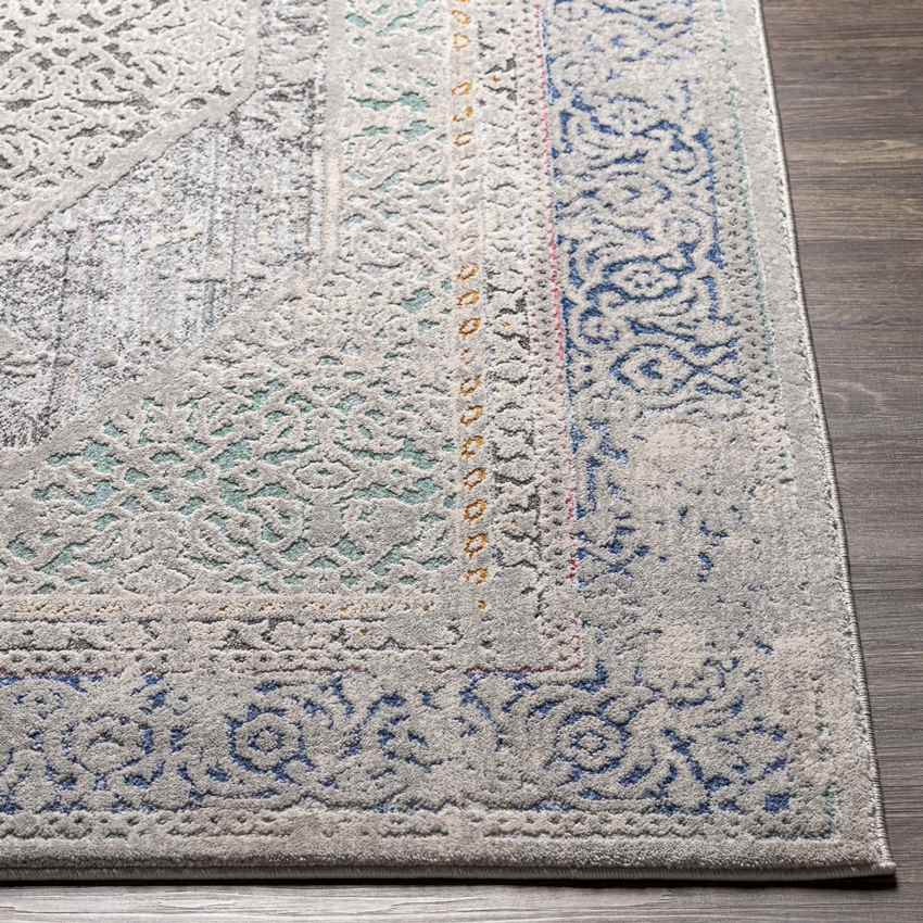 Modoc Traditional Pale Blue Area Rug