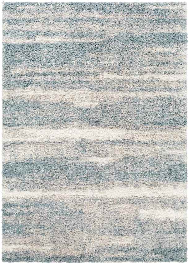 Le Roy Modern Aqua Area Rug