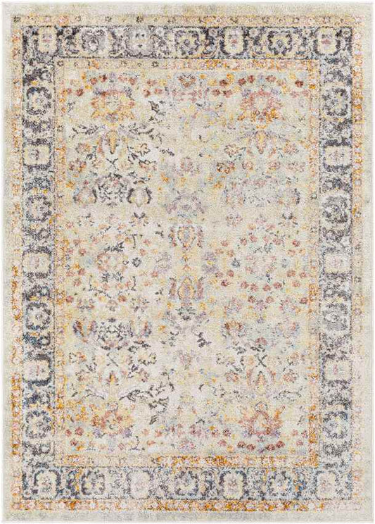Hazel Crest Traditional Burnt Orange Area Rug