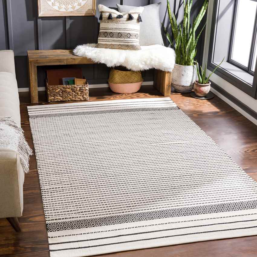 SpringfieldState Rustic Charcoal Area Rug