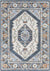 Country Club Hills Traditional Denim Area Rug