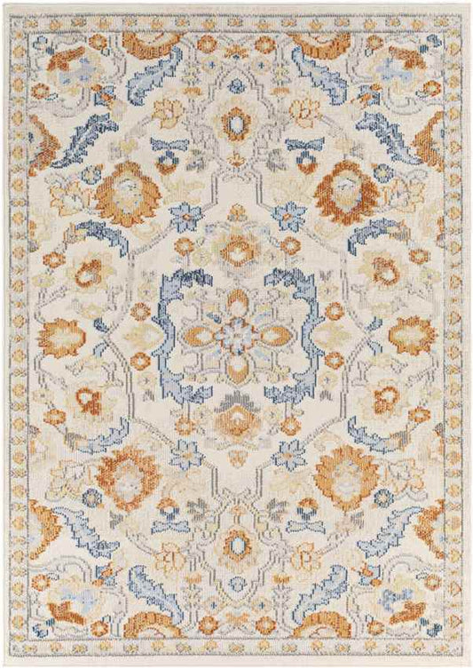 Deer Grove Traditional Ivory Area Rug