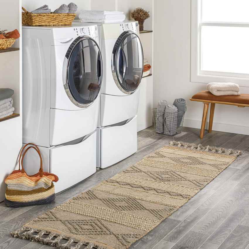 Mount Sterling Global Tan Area Rug