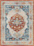 Burket Traditional Rust Area Rug