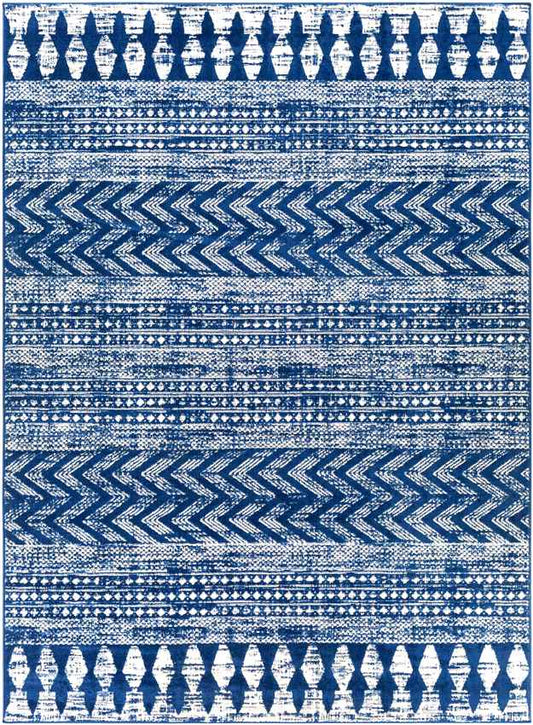 Shepshed Global Dark Blue Area Rug