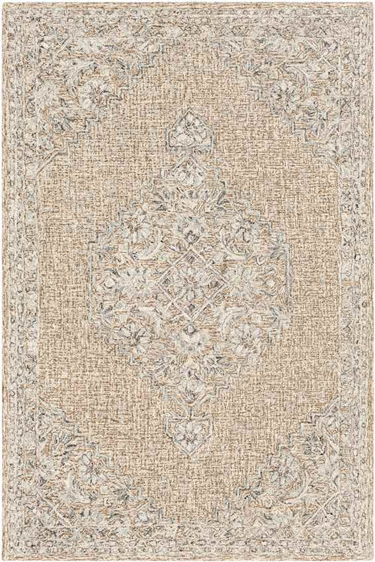 Warren Park Traditional Camel Area Rug