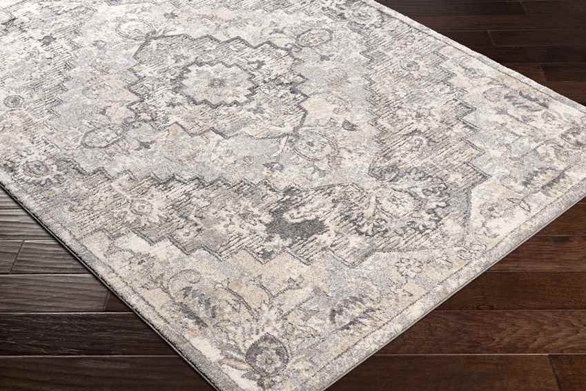 Lily Lake Traditional Beige Area Rug