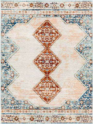 Charlottesville Traditional Burnt Orange Area Rug