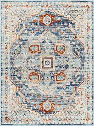 Chesterton Traditional Navy Area Rug