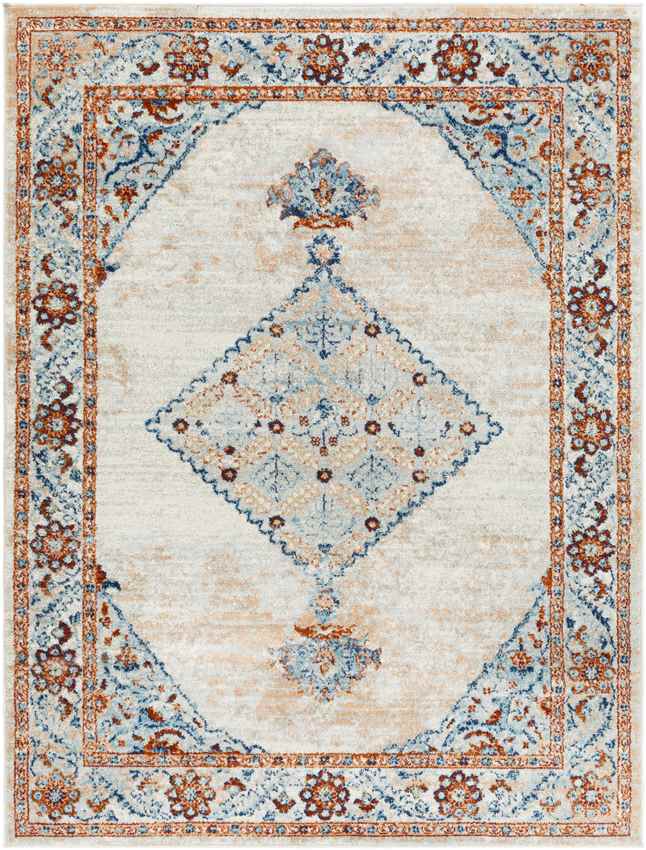Claypool Traditional Ivory Area Rug