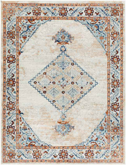 Claypool Traditional Ivory Area Rug