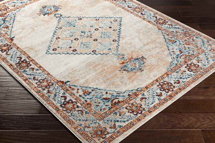 Claypool Traditional Ivory Area Rug