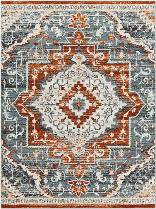 Sam Traditional Navy Area Rug