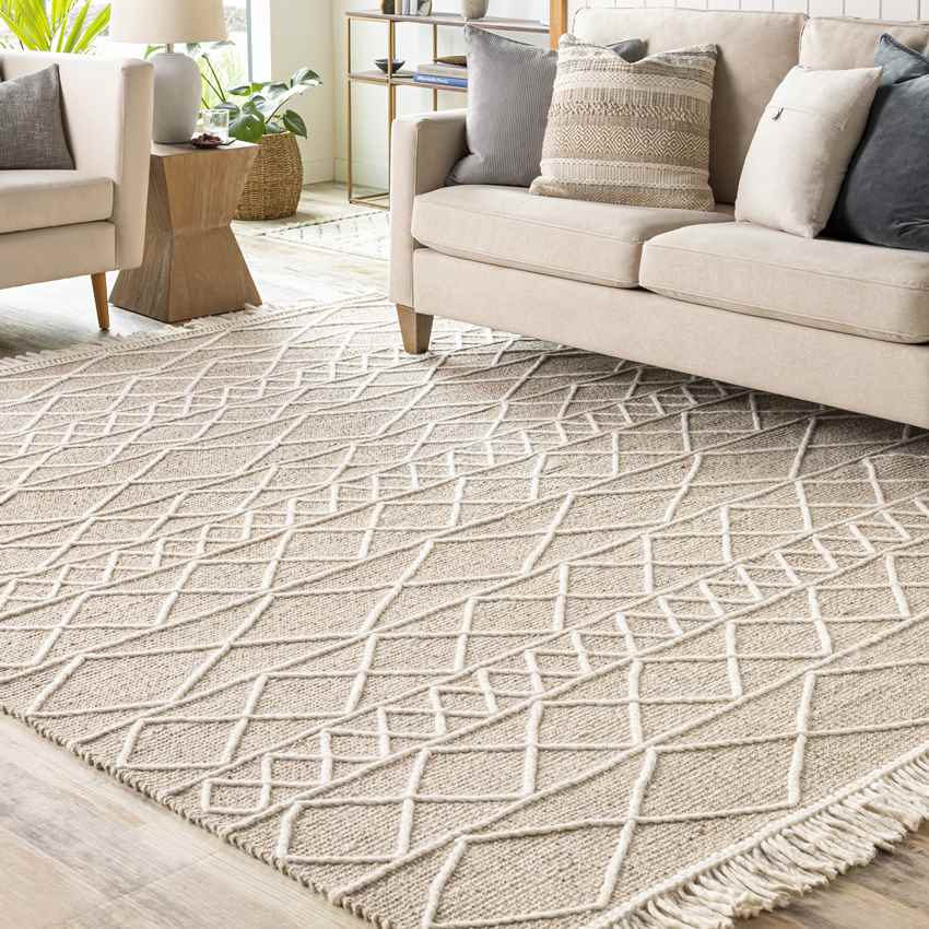 New Lenox Global Cream Area Rug