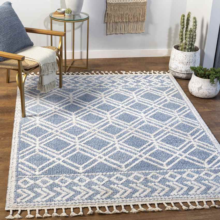 Noblesville Global Denim Area Rug