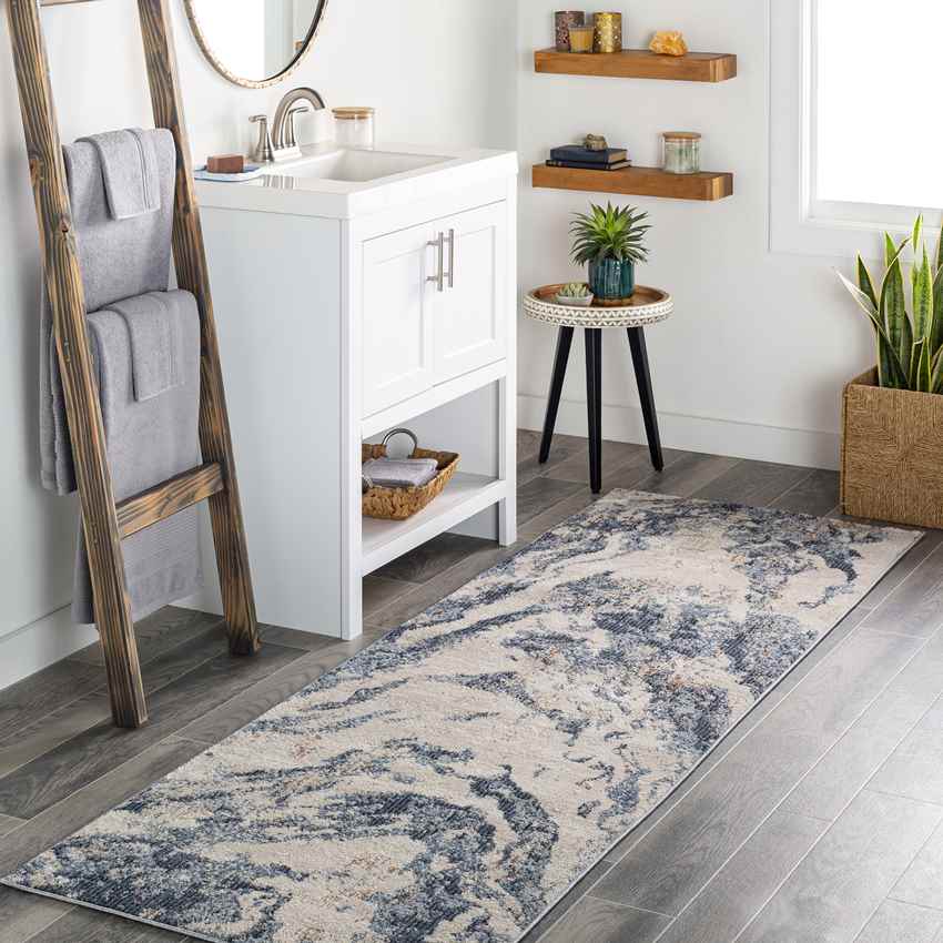 Randalia Modern Navy Area Rug