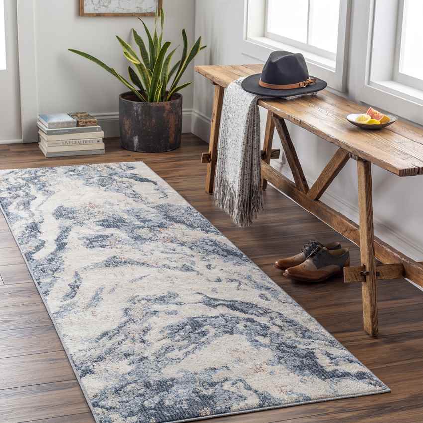 Randalia Modern Navy Area Rug