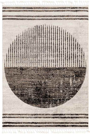 Ridgeway Global Dark Brown Area Rug