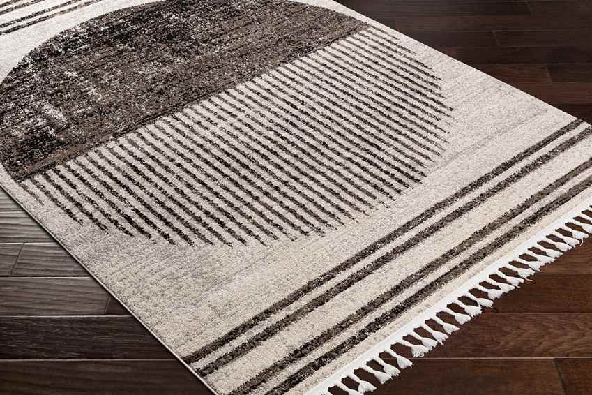 Ridgeway Global Dark Brown Area Rug