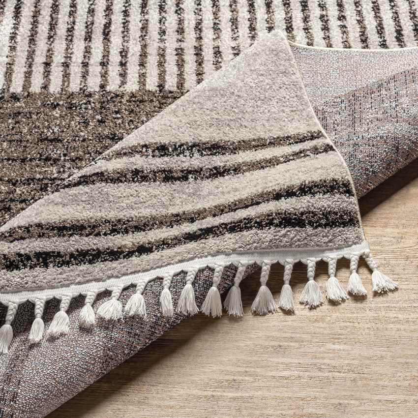 Ridgeway Global Dark Brown Area Rug