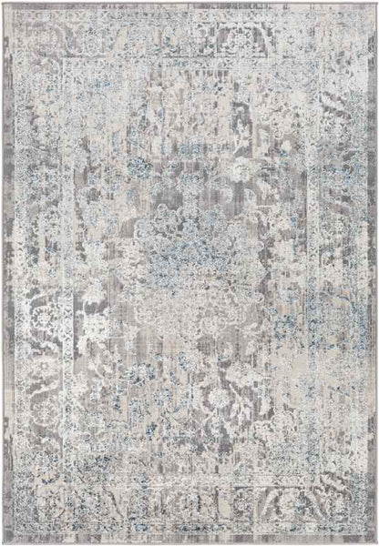 Sioux Rapids Traditional Dark Gray Area Rug