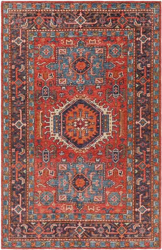 Struble Traditional Red Area Rug