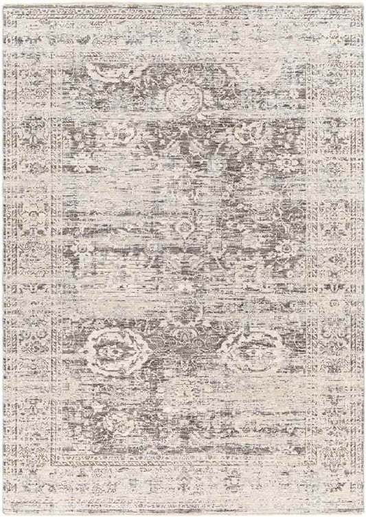 Van Wert Traditional Charcoal Area Rug