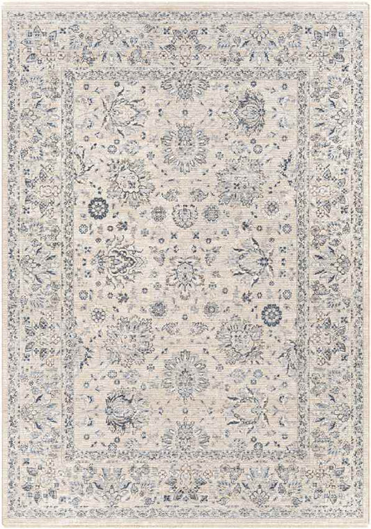Villisca Traditional Beige Area Rug